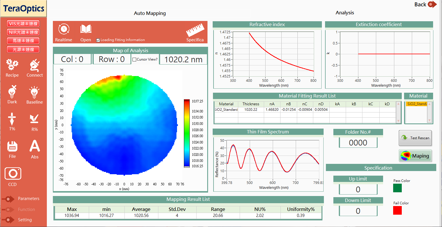 晶圓級半自動顯微薄膜量測分析儀